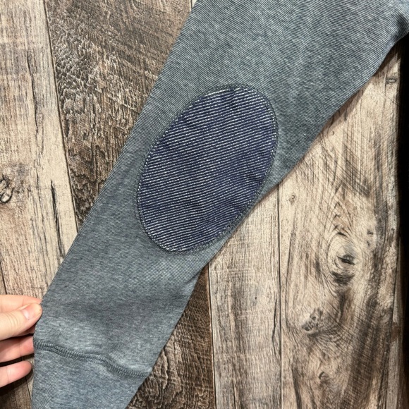 Supremebeing- Blue Elbow Patch Long Sleeve Shirt- Sz. M - Picture 8 of 8